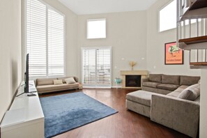 Smart TV, fireplace, offices