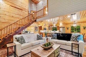 TV connectée, cheminée