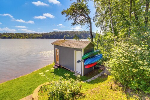 Paddle & Bike: Cottage w/ Dock in Pequot Lakes!