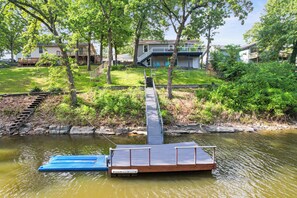 Exterior - Lakefront Home on Grand Lake in Grove – Dock, 10 Beds, Game Room, Honey Creek (Grove)