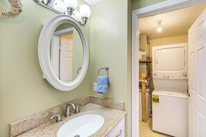 Hair dryer, towels