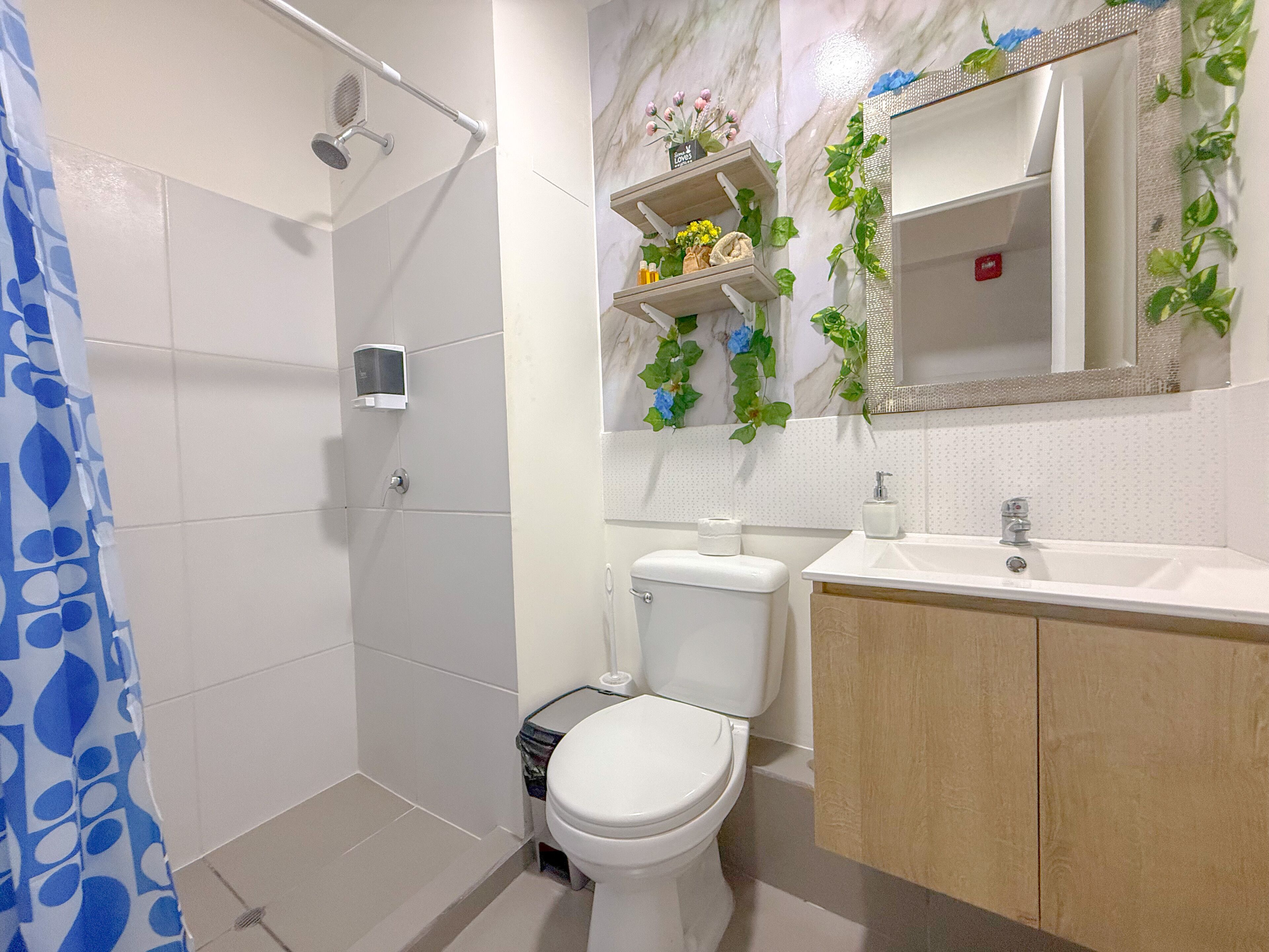 Appartement Confort, 3 chambres, balcon, vue plage | Salle de bain