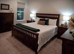 5 bedrooms, iron/ironing board, travel cot, WiFi