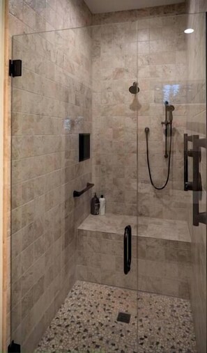 Shower, hair dryer
