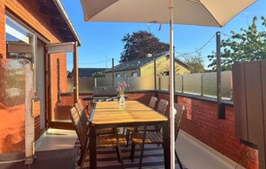 Outdoor dining - 3 bedroom lovely home in Strandby (Strandby)