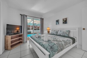 4 soverom, strykejern/-brett, internettilgang og sengetøy