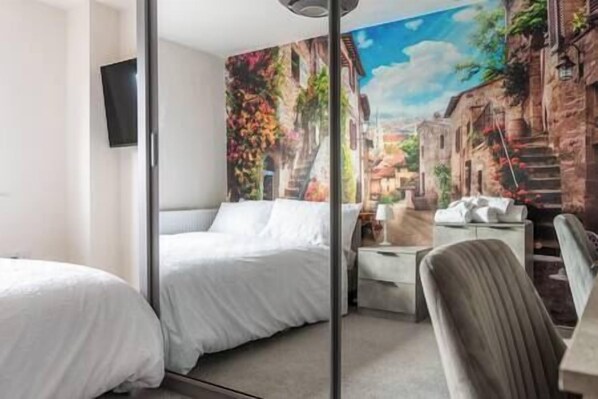 1 slaapkamer, reisbedje, wifi, beddengoed
