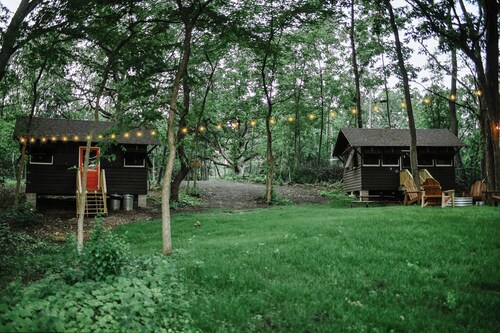 Briar Patch - Double Antique Scout Cabins