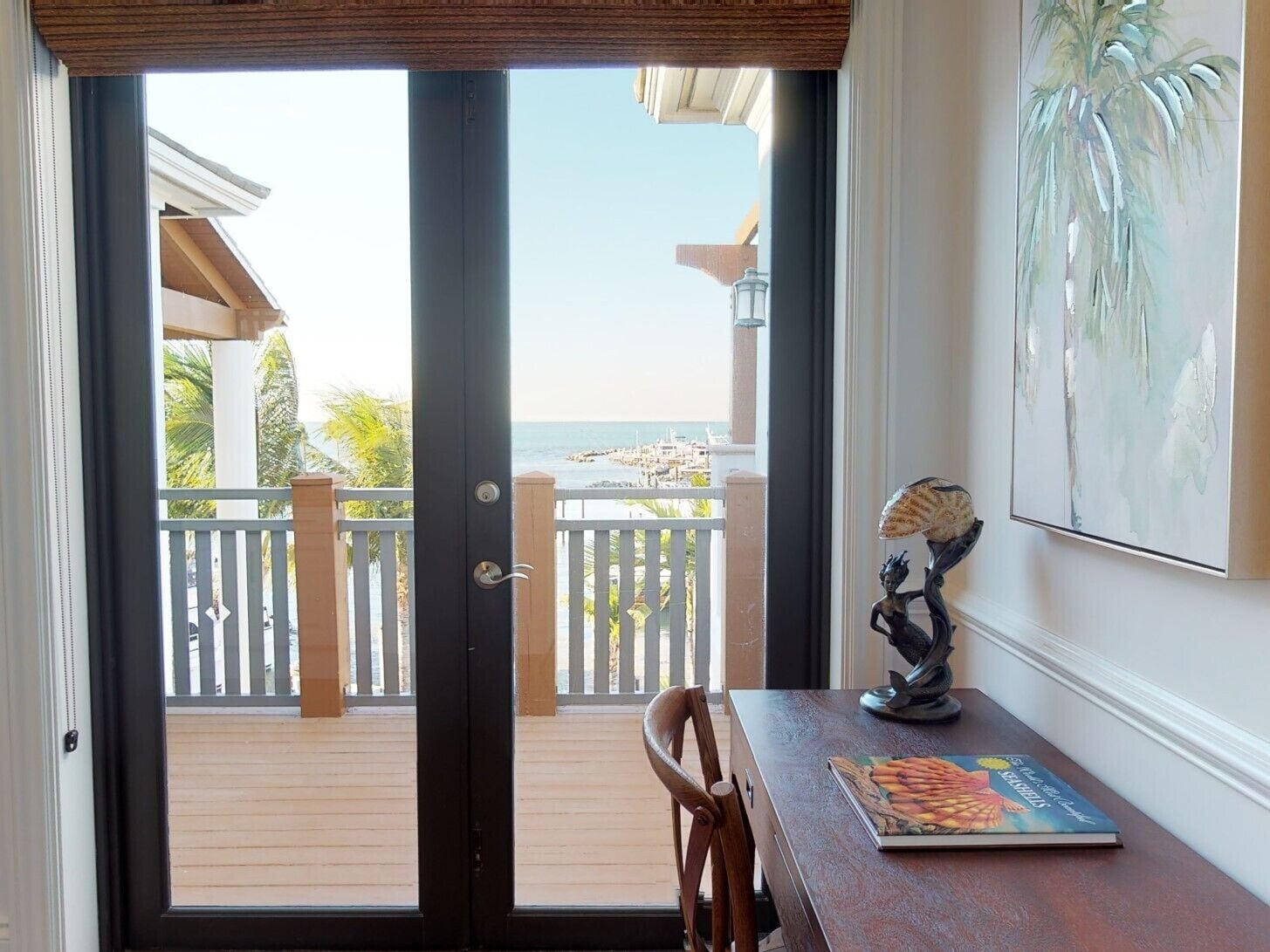 Townhouse, pemandangan marina | Balkon