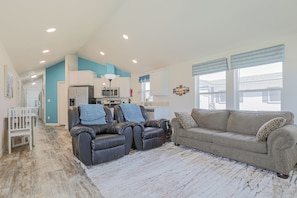 Televisión, chimenea