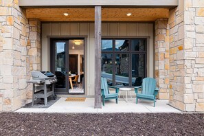 Terrace/patio - Steps to Cabriolet | Pool, Spa at Blackstone - Canyons Village Fun (Park City)