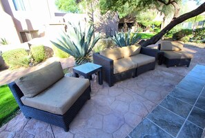 Terrace/patio - Pet-Friendly Villa in Cave Creek w/ Spa Patio (Cave Creek)