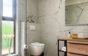 Een douche, een haardroger