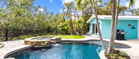 Una piscina climatizada