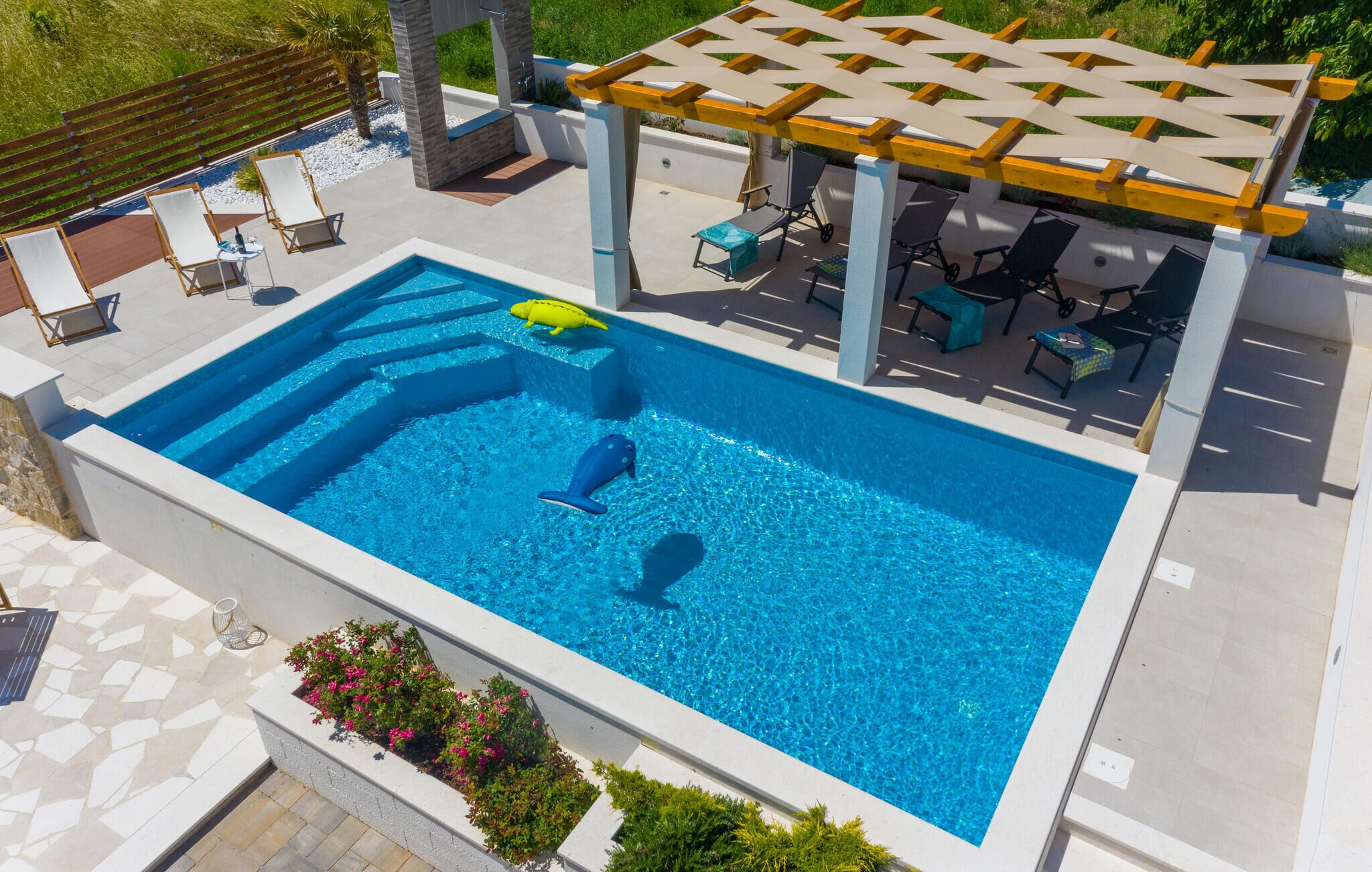 Una piscina climatizada