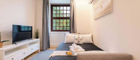 1 Schlafzimmer, Bügeleisen/Bügelbrett, kostenloses WLAN, Bettwäsche