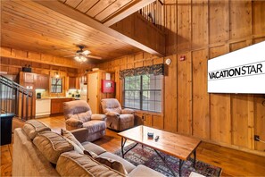 Televisión, chimenea