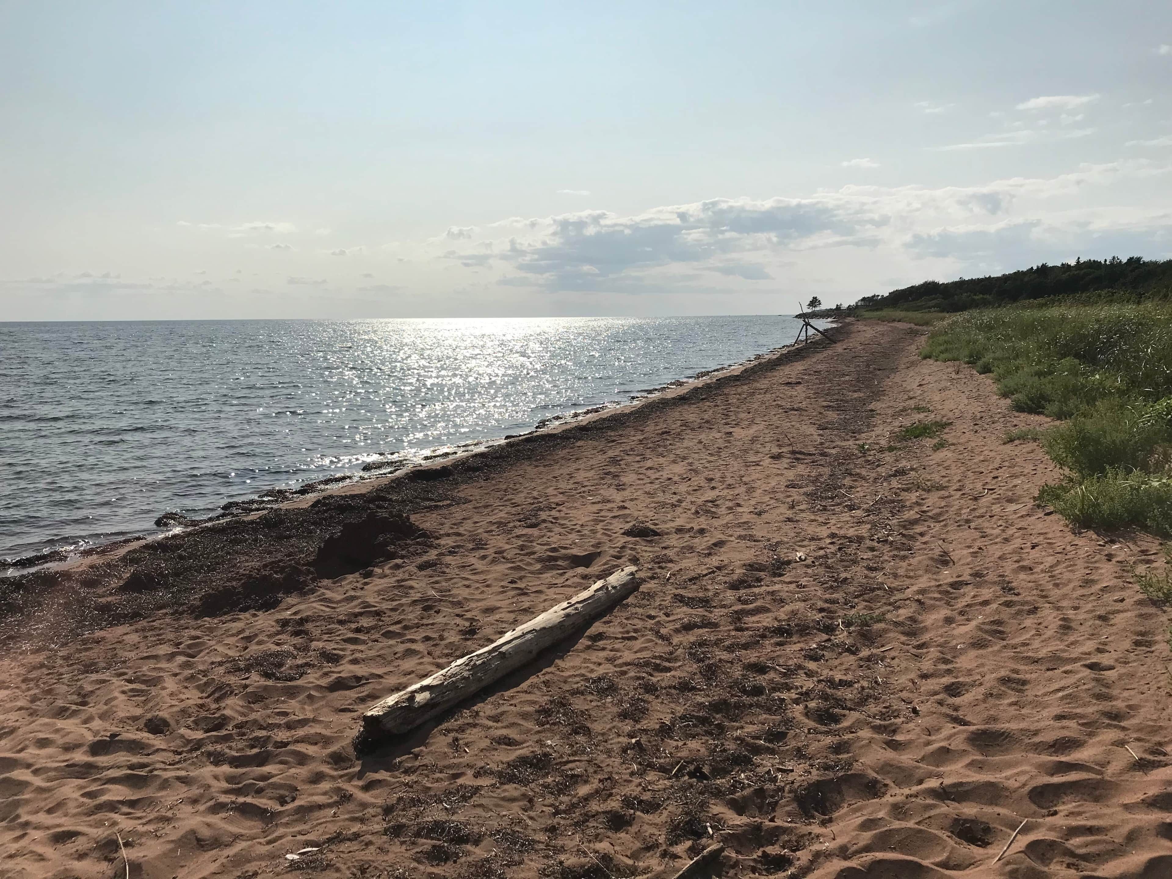 On the beach, beach towels
