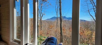 Sugar Mountain Hideaway:  2-2 home on Private Secluded Road w breathtaking view