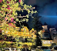 Outdoor wedding area