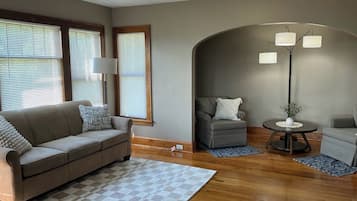 Fireplace, books