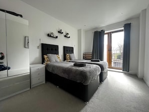 2 habitaciones, wifi, ropa de cama y acceso para silla de ruedas