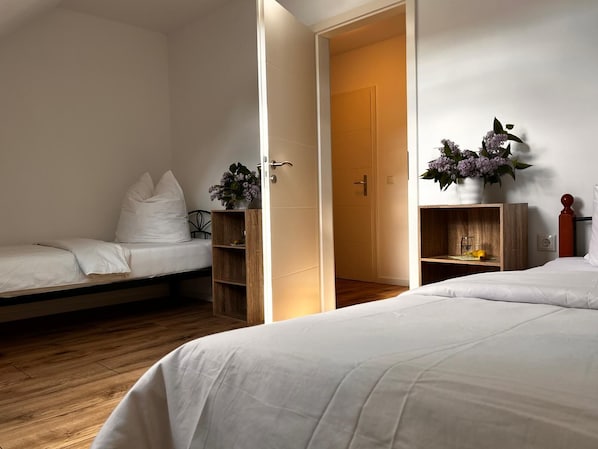 3 chambres, Wi-Fi gratuit, draps fournis