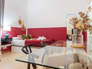 1 bedroom, iron/ironing board, Internet, bed sheets