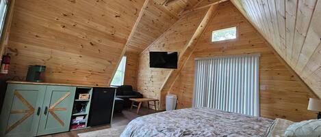 1 غرفة نوم ومكواة/لوح كي وواي فاي وملاءات أسرّة