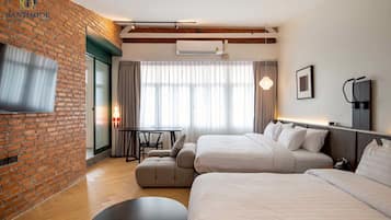 Family Quadruple Room, City View | 1 bedroom, desk, free WiFi
