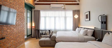 Family Quadruple Room, City View | 1 bedroom, desk, free WiFi