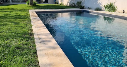 Spacious villa with large pool and gardens, sleeps 6 to 12