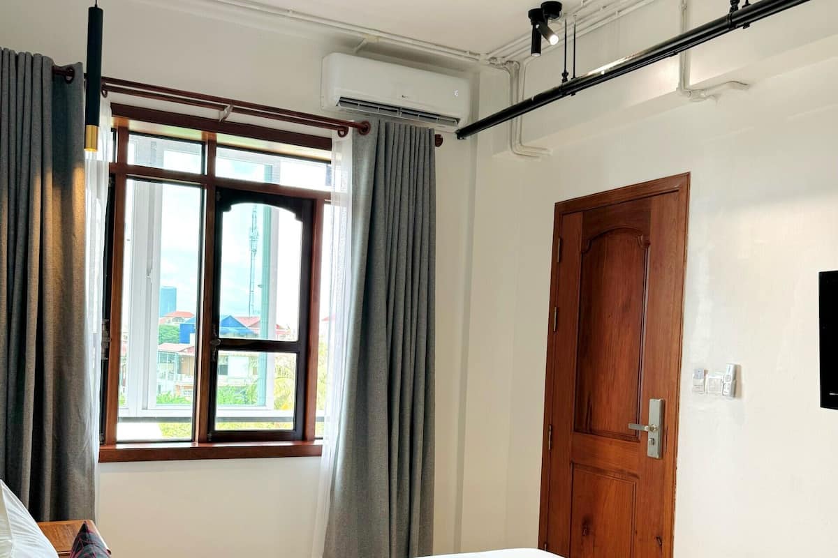 Chambre Deluxe double | AccĂšs au Wi-Fi (inclus), literie fournie