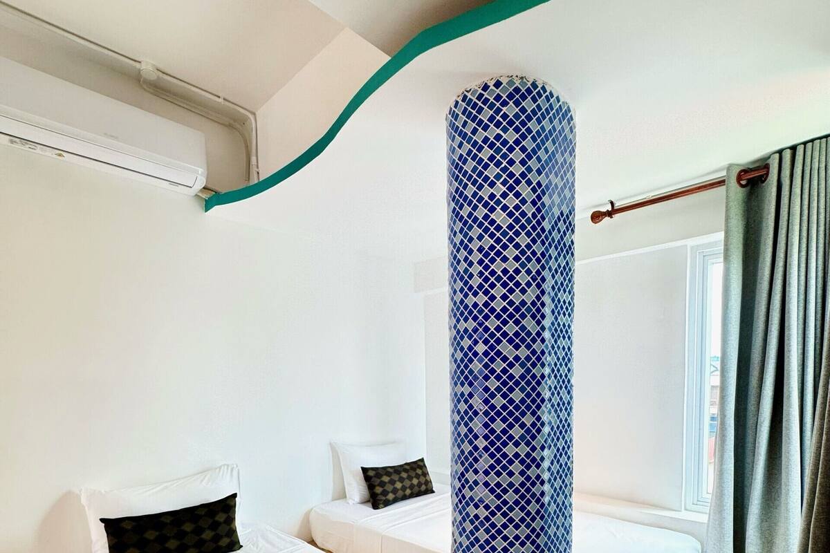 Chambre Deluxe avec lits jumeaux | AccĂšs au Wi-Fi (inclus), literie fournie