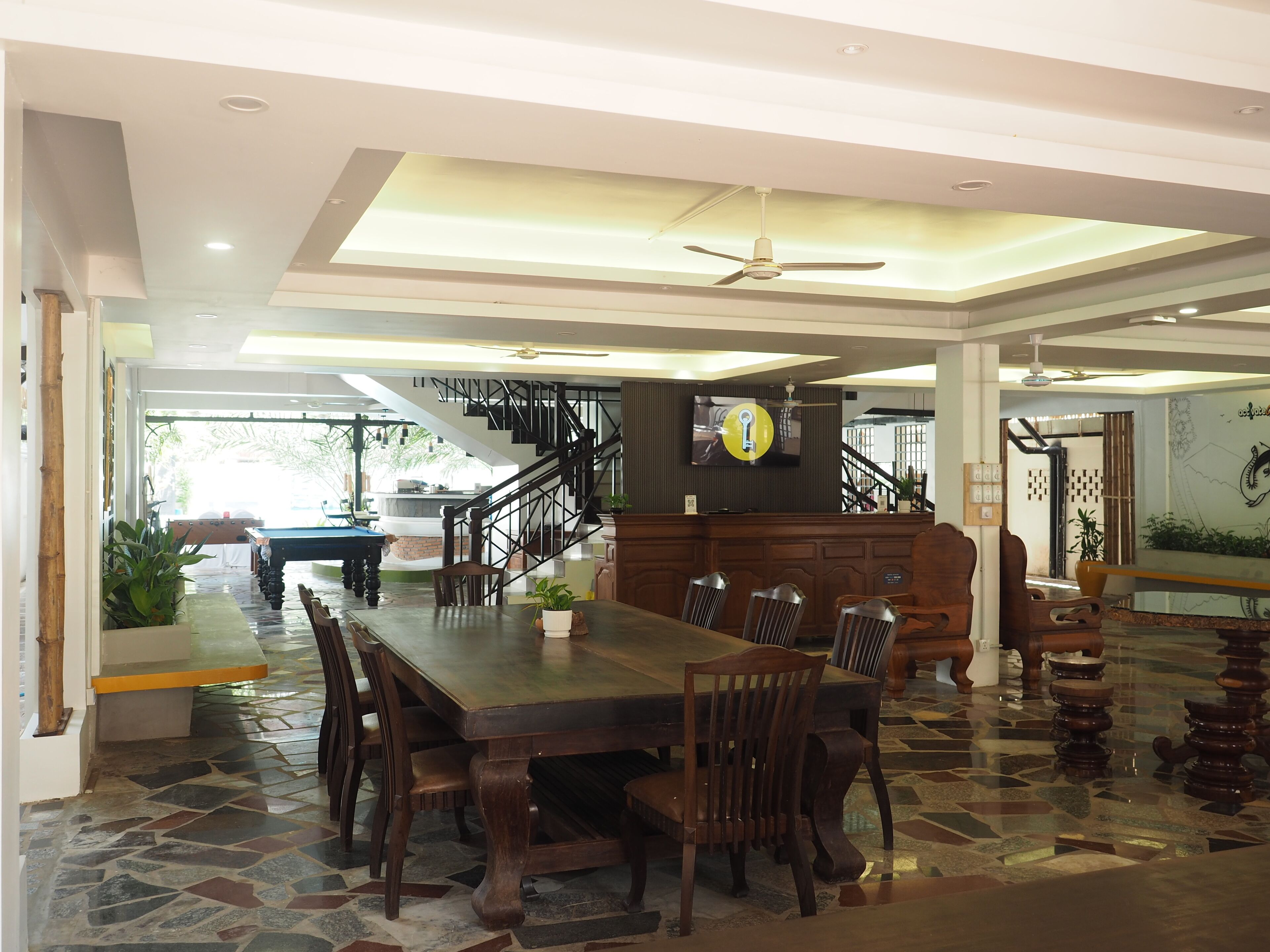 Sala de estar en el lobby