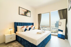 Apartment, 1 King Bed, Non Smoking | Iron/ironing board, free WiFi - Burj Khalifa & Fountain View NYE Festive Escape (Dubai)