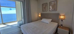 1 bedroom, iron/ironing board, bed sheets