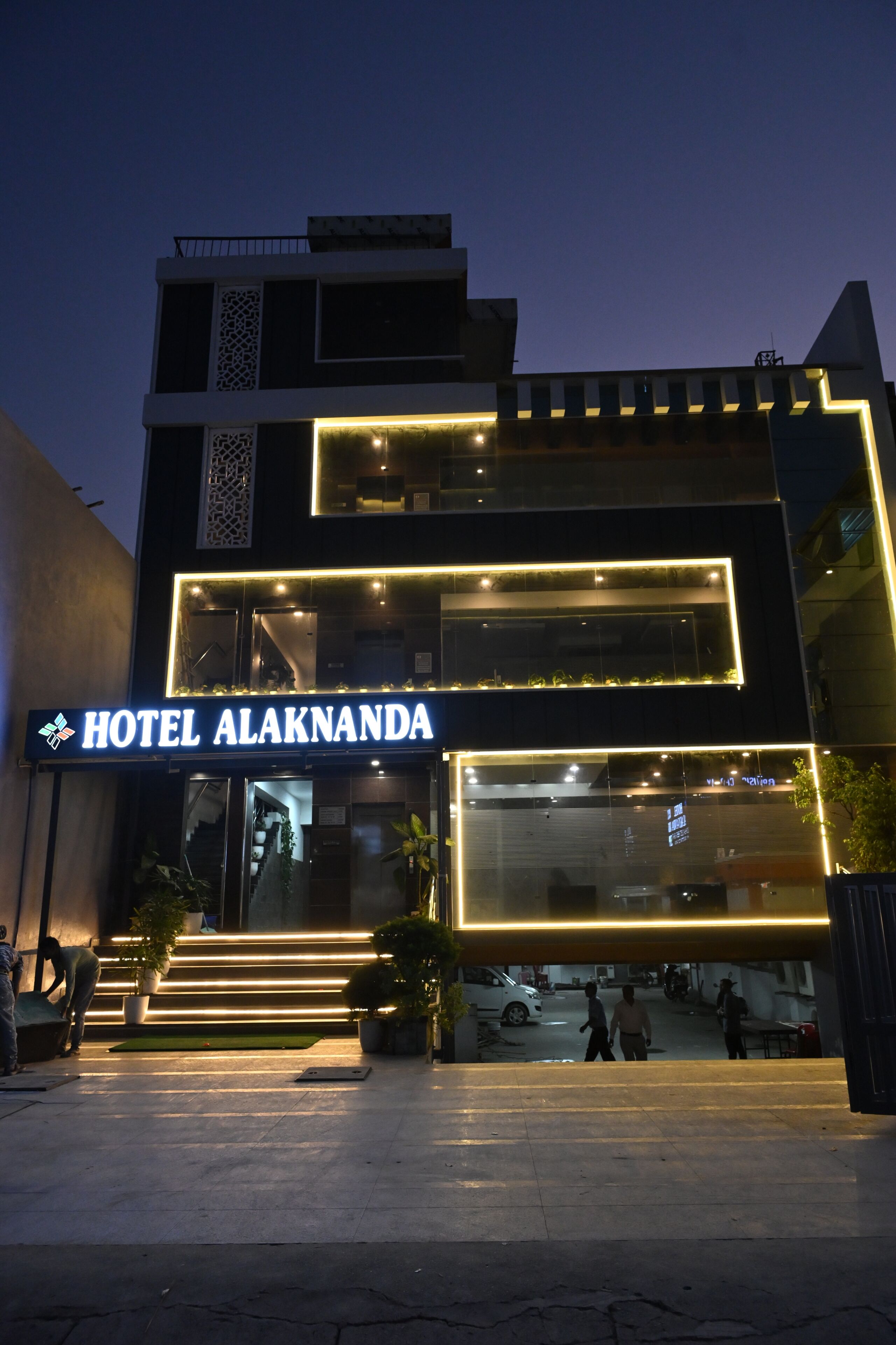 Voorkant van accommodatie