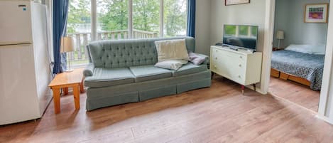 TV connectée, cheminée