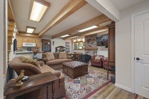 Smart TV, DVD player, books