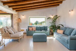 Télévision, cheminée