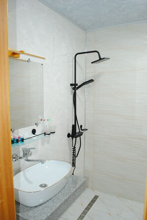 Standard Double or Twin Room, City View | Bathroom | Free toiletries, hair dryer, slippers, bidet - AIST HOTEL (Bukhara)