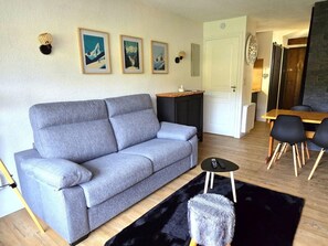 TV - Studio in Les Gets with Wi-Fi, parking, and pets allowed (Les Gets)