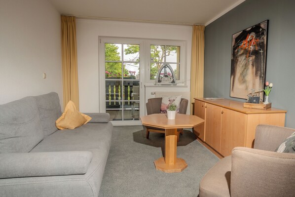 Junior suite, uitzicht op stad | Woonruimte