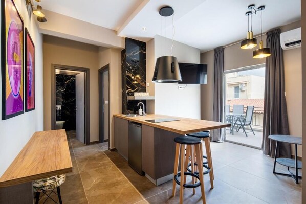 Living area - The Acropolis Pathway (Athens)