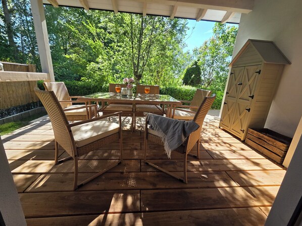 Outdoor dining - Pure relaxation - your vacation home in a quiet location (Lieblingshof)