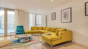 Superior Apartment, Balcony | Living area