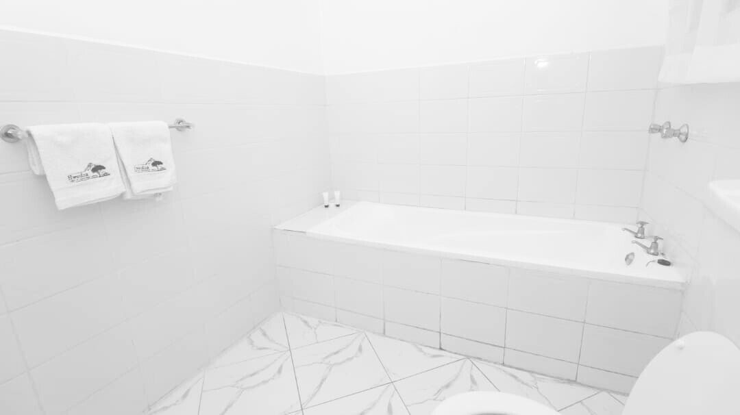 Standard Double Room | Bathroom | Combined shower/bathtub, free toiletries, towels, soap