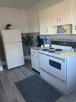 Private kitchen - Charming 2-bedroom apartment in the heart of New River Gorge National Park (Oak Hill)