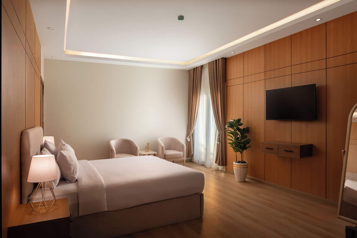 Habitación doble superior, vistas a la montaña | 1 dormitorio, escritorio, wifi gratis